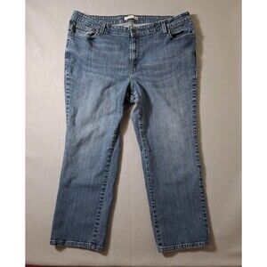 Levi's 550 Bootcut Jeans Women's Plus Size 24W Blue Light Wash Denim Work Casual